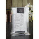 Upright Acrylic Menu Holder A5