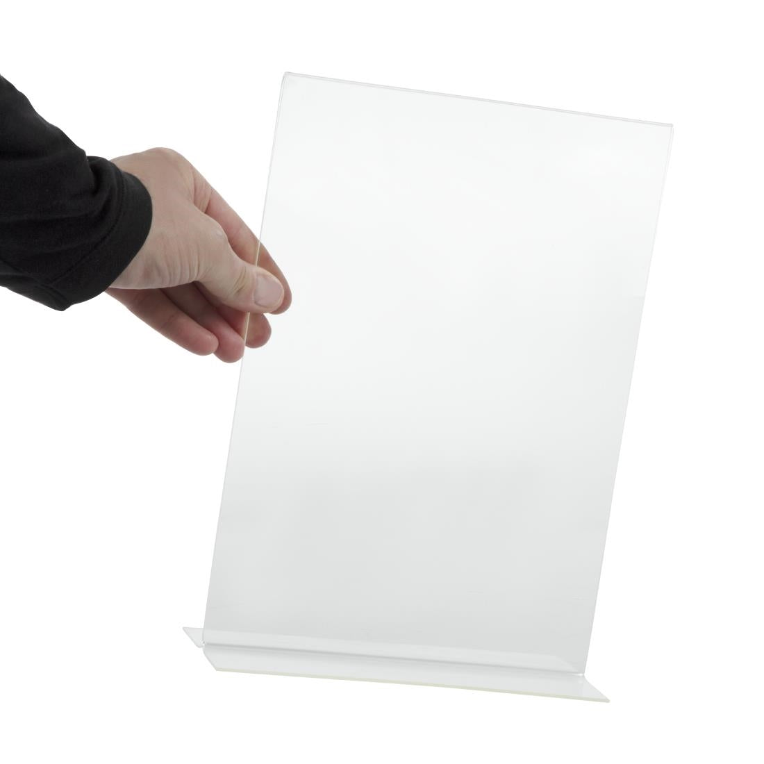 Upright Acrylic Menu Holder A4