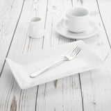 Olympia Whiteware Serving Rectangular Platters 250x 150mm (4 Pack)