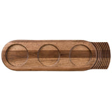 Churchill Single Handled Large Wooden Boards 480mm (4 Pack)