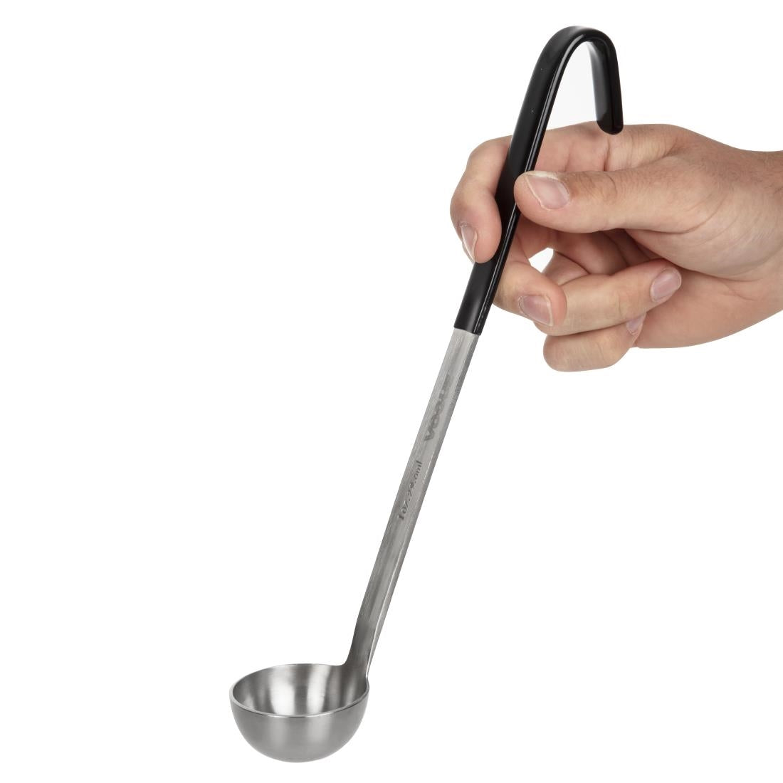 Vogue Heavy Duty Colour Coded Ladle Black 30ml