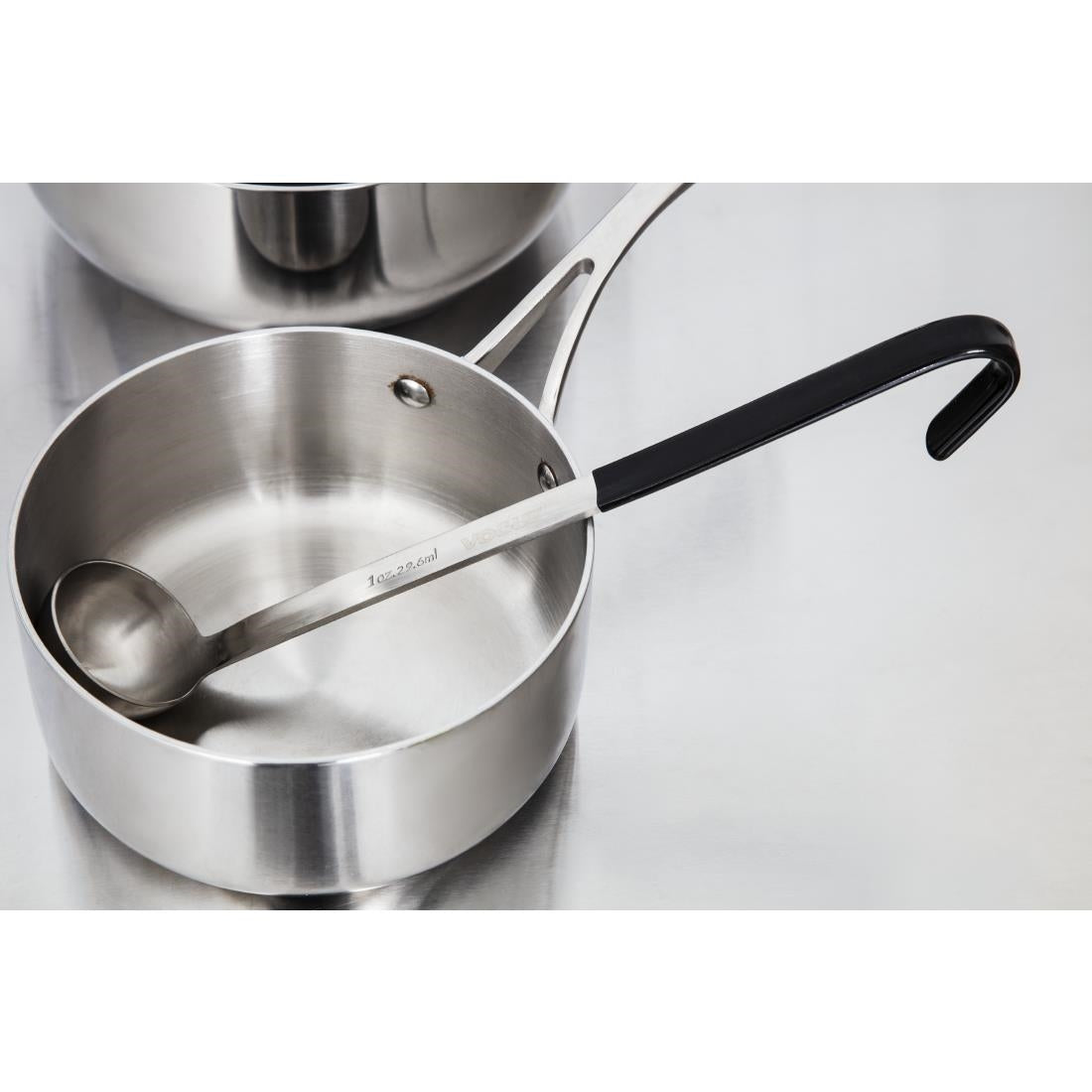 Vogue Heavy Duty Colour Coded Ladle Black 30ml