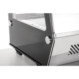 Polar G-Series Energy Efficient Countertop Food Display Fridge Black 160Ltr