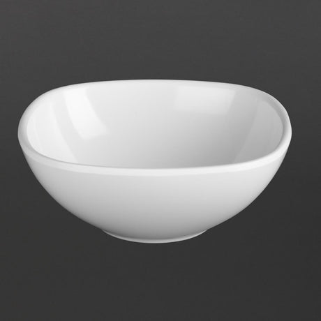 Olympia Kristallon Melamine Rounded Square Bowls 275ml (6 Pack)