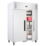 Polar G-Series Upright Double Door Freezer 1200Ltr White