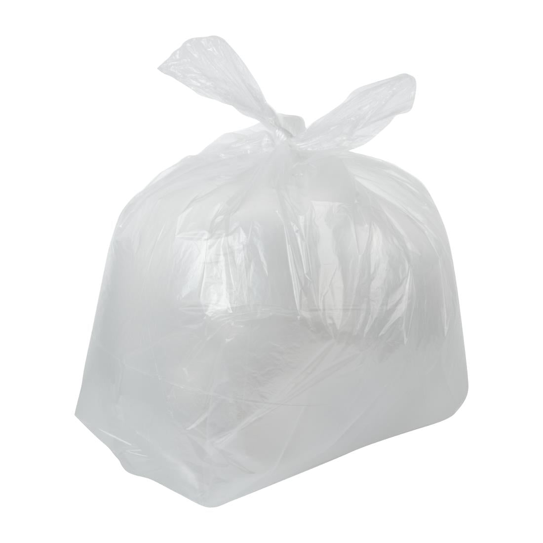 Jantex Light Duty Bin Bags Clear 10kg 80Ltr (200 Pack)