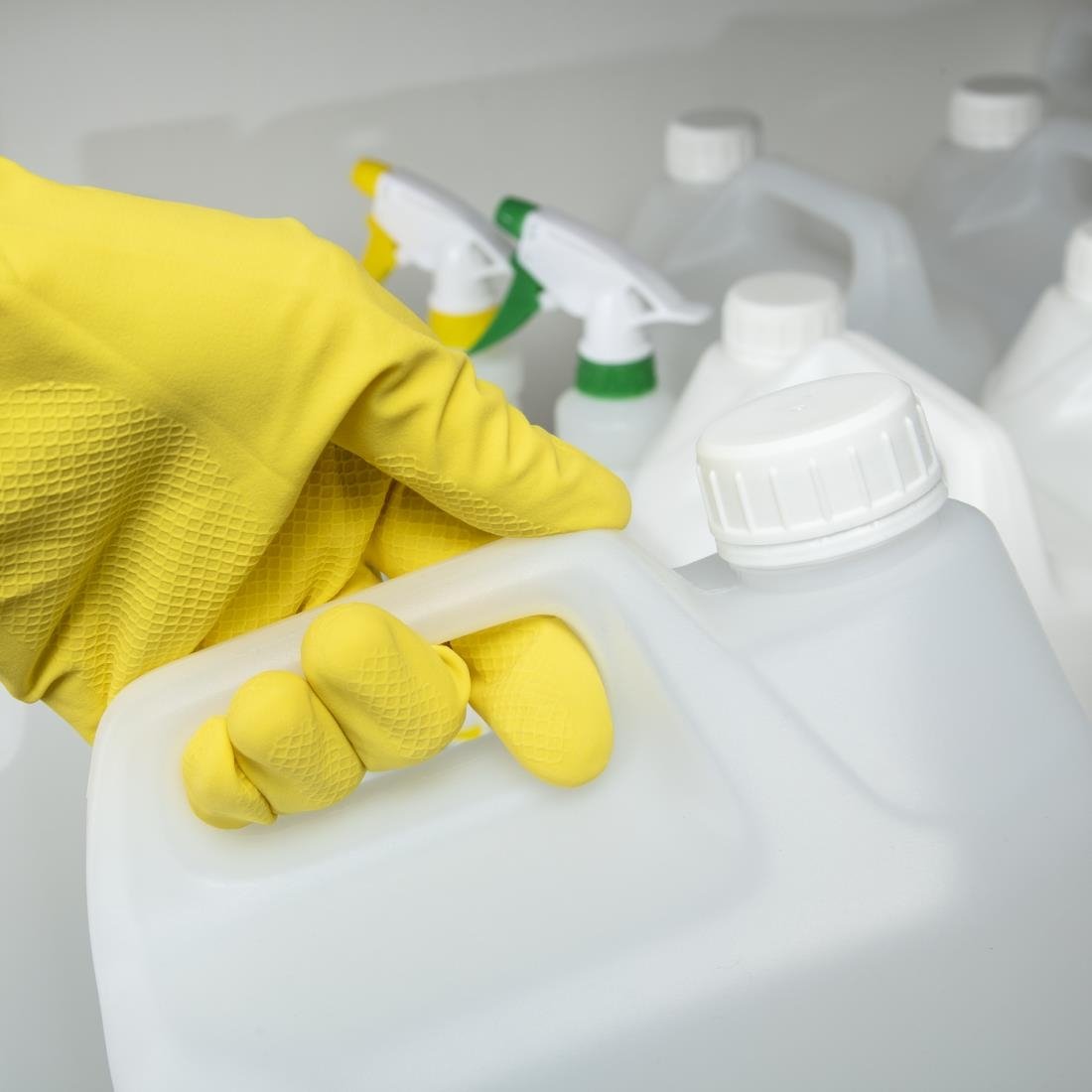 Jantex Latex Household Gloves Yellow Small