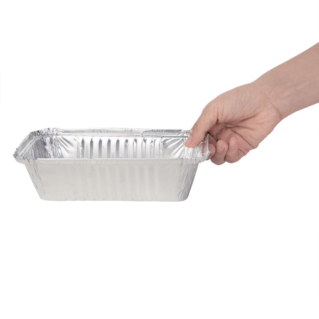 Nisbets Essentials Foil Containers and Lids 250ml (50 Pack)