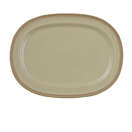 Churchill Igneous Stoneware Oval Plates 355mm (6 Pack)