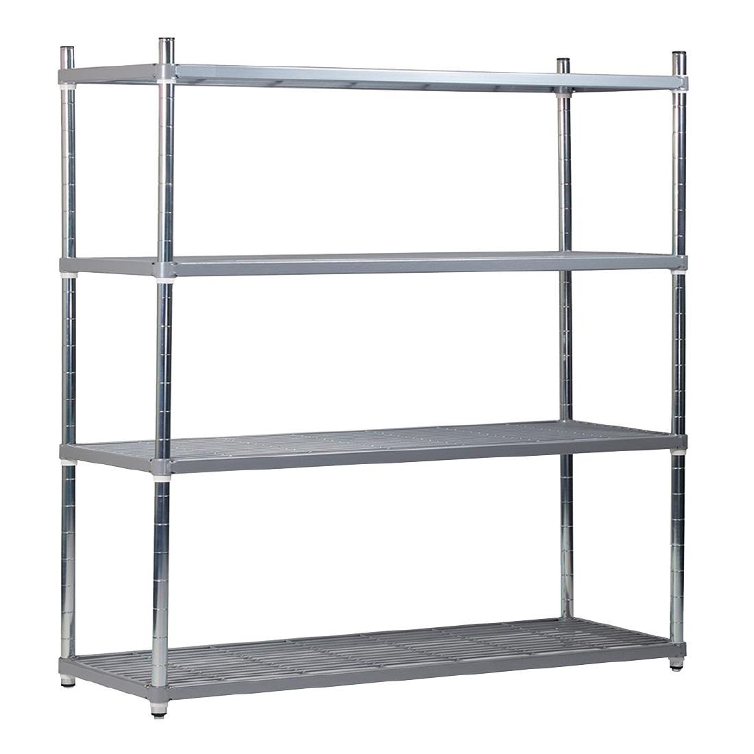 Craven 4 Tier Nylon Coated Wire Shelving 1700x1475x591mm