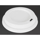 Fiesta Recyclable Coffee Cup Lids White 340ml / 12oz & 455ml / 16oz (1000 Pack)