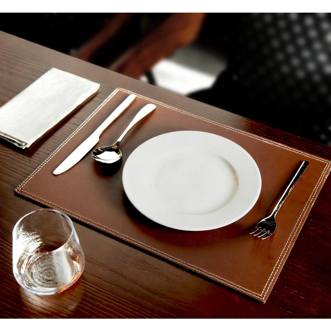 Olympia Faux Leather Large Placemat