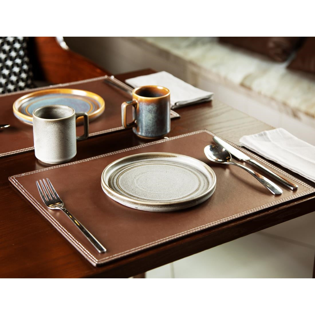 Olympia Faux Leather Large Placemat