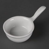 Olympia Whiteware Miniature Pan Shaped Bowls 35ml 1.2oz (12 Pack)