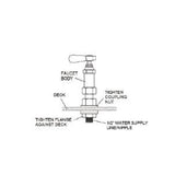 Vogue Monobloc Pre-Rinse Spray with Mid Tap
