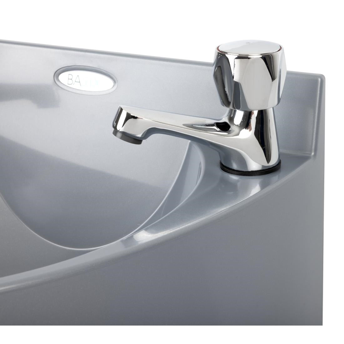 Basix Polycarbonate Hand Wash Basin Grey