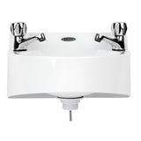 Basix Polycarbonate Wash Hand Basin White