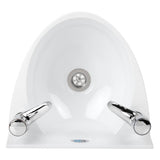 Basix Polycarbonate Wash Hand Basin White