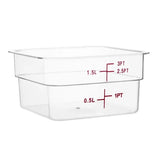 Hygiplas 1.5Ltr & 3.5Ltr Square Storage Bundle with 7 Colour Lids