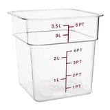 Hygiplas 1.5Ltr & 3.5Ltr Square Storage Bundle with 7 Colour Lids