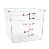 Hygiplas 5.5Ltr & 7Ltr Square Storage Bundle with 7 Colour Lids