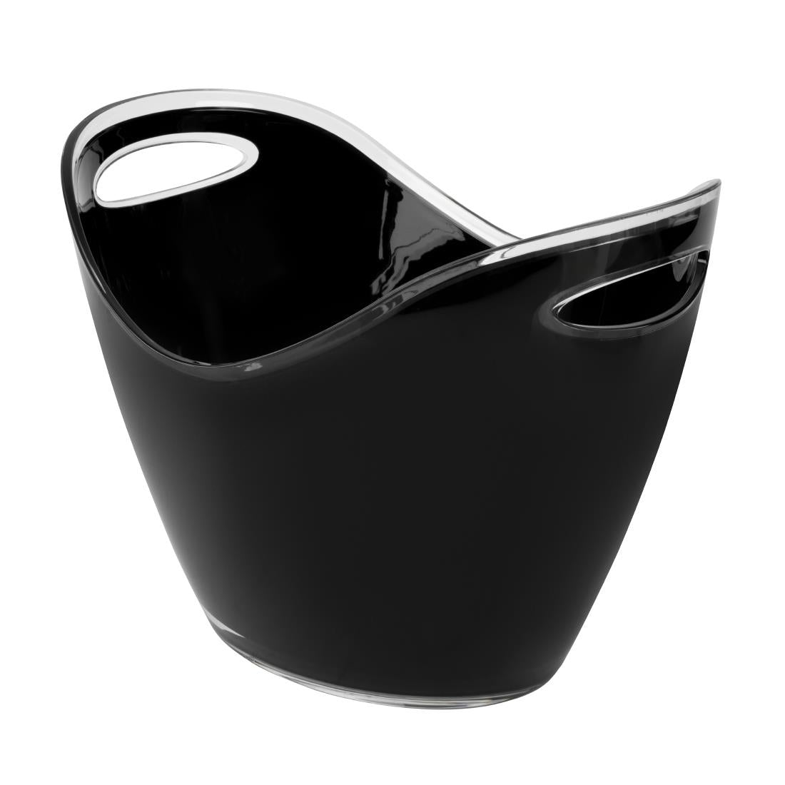 APS Black Acrylic Wine And Champagne Bucket Large