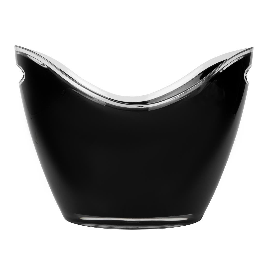 APS Black Acrylic Wine And Champagne Bucket Large
