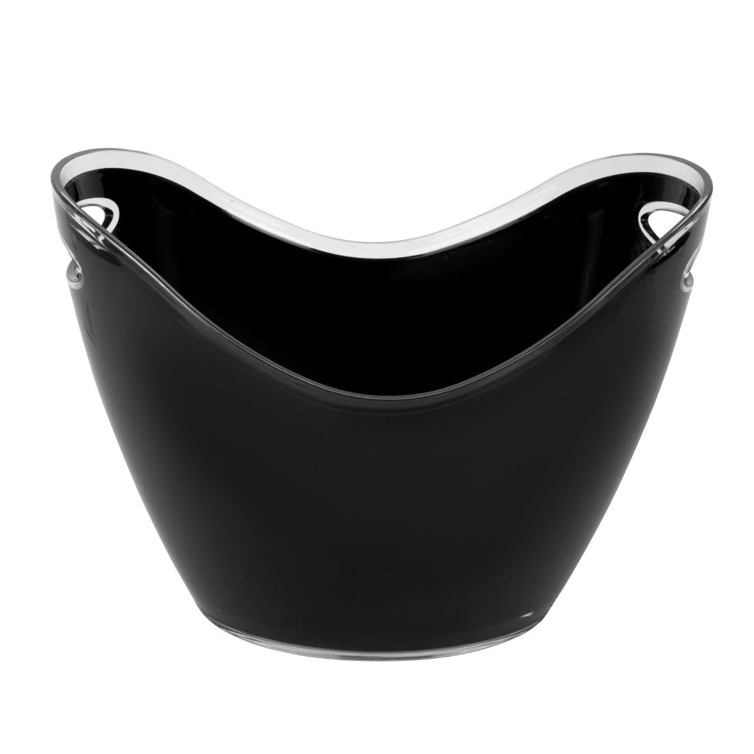 APS Black Acrylic Wine And Champagne Bucket Large