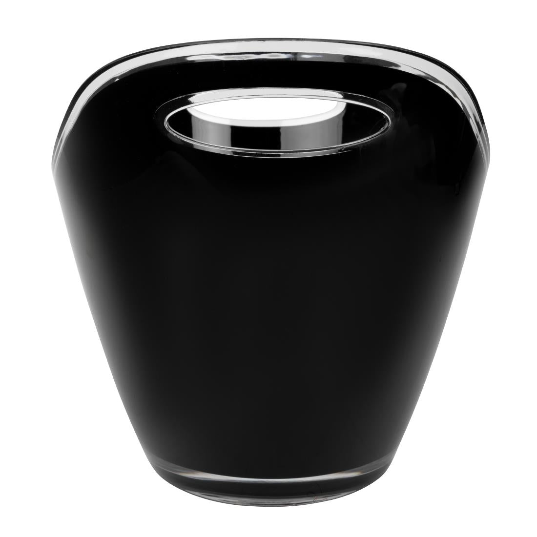 APS Black Acrylic Wine And Champagne Bucket Large