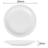 Olympia Athena Narrow Rimmed Plates 205mm (12 Pack)