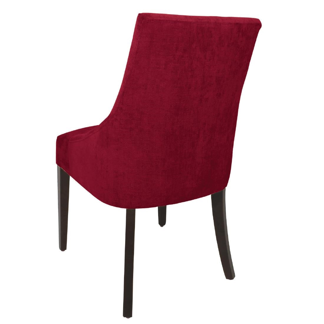 Bolero Dark Red Finesse Dining Chairs (2 Pack)