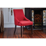 Bolero Dark Red Finesse Dining Chairs (2 Pack)