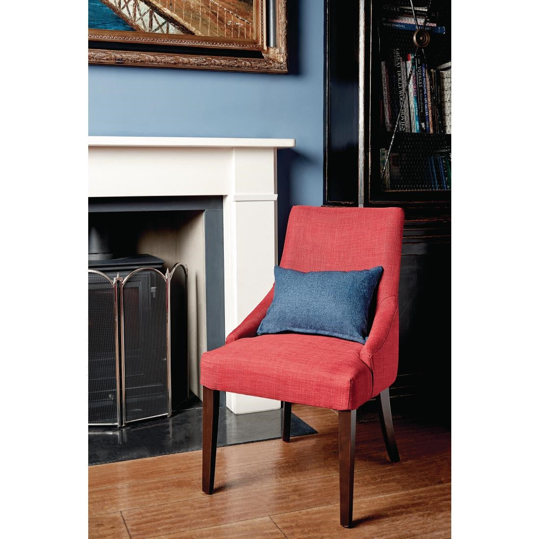 Bolero Dark Red Finesse Dining Chairs (2 Pack)