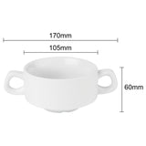 Olympia Athena Stacking Soup Bowls 107mm (12 Pack)