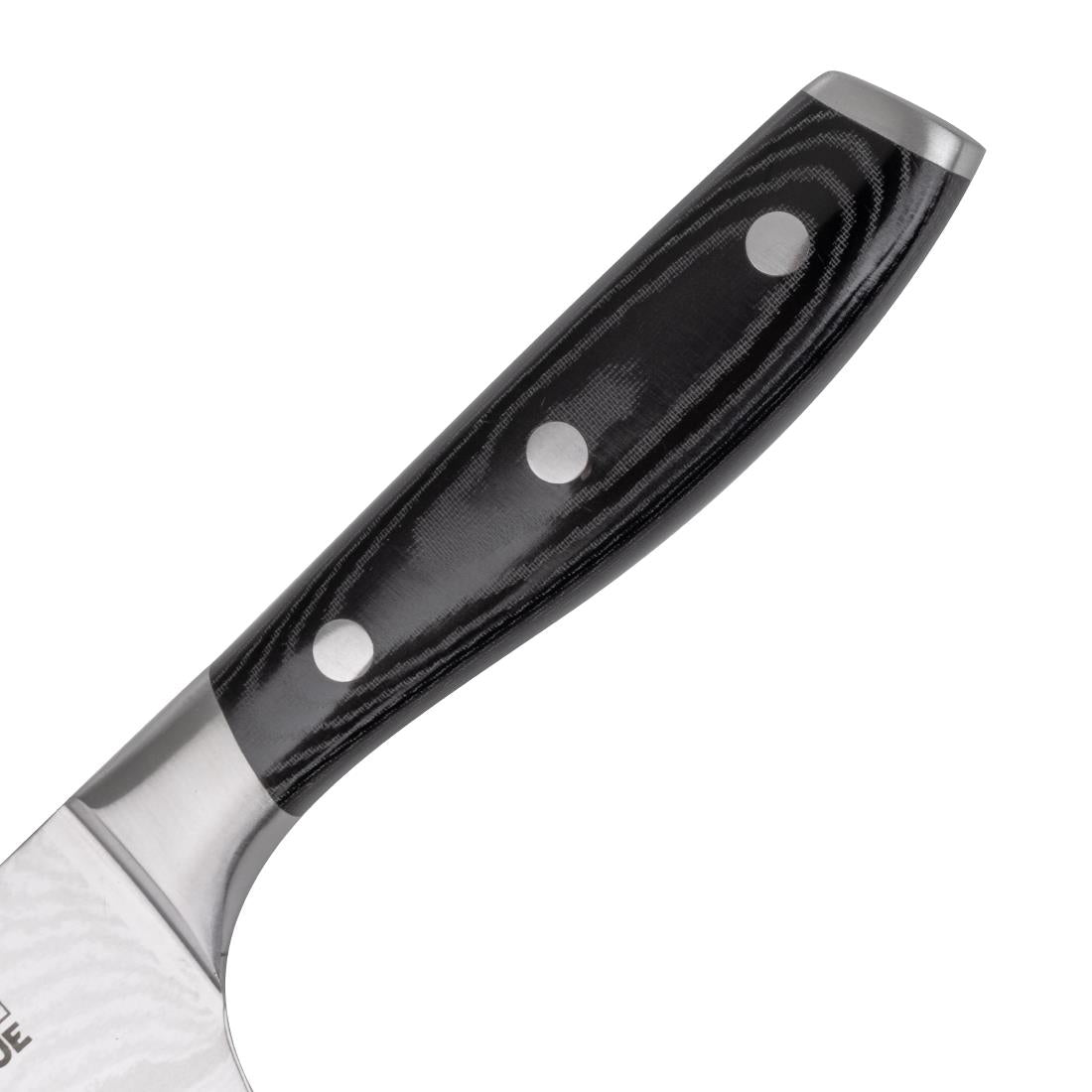 Vogue Tsuki Series 7 Santoku Knife Black 17.5cm