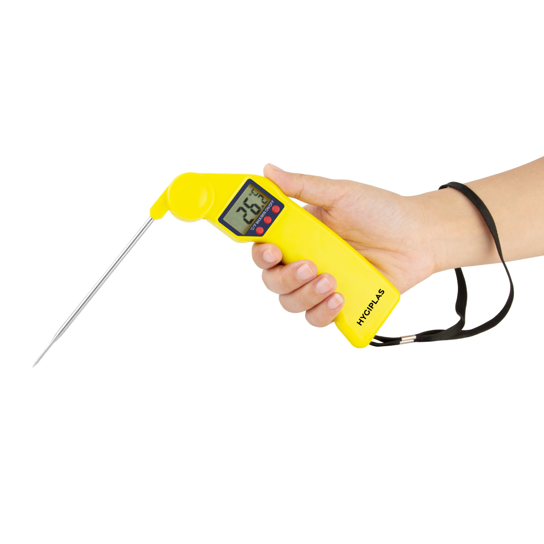 Hygiplas Easytemp Colour Coded Yellow Thermometer