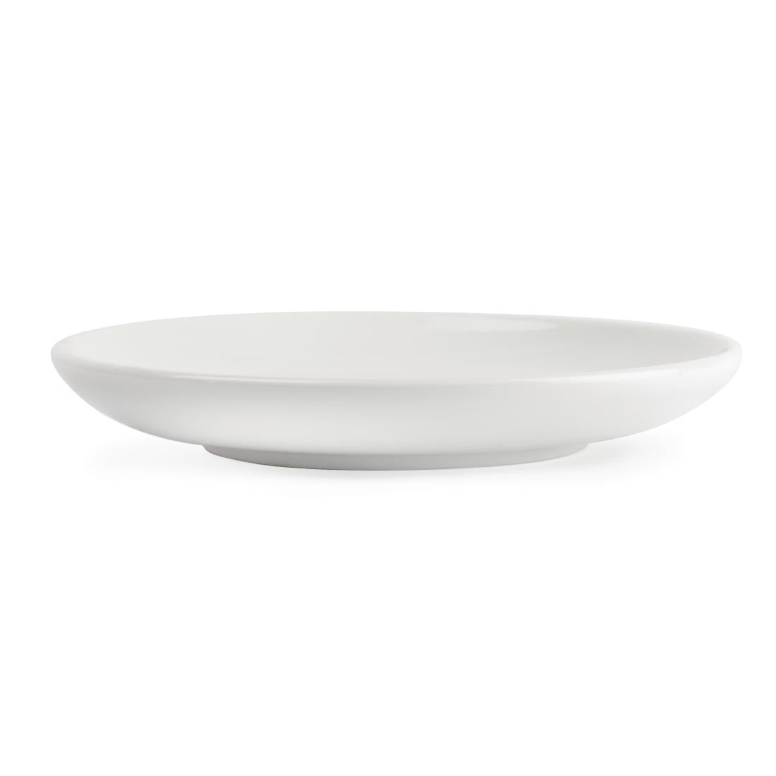 Royal Porcelain Classic White Cappuccino Saucers 160mm (12 Pack)