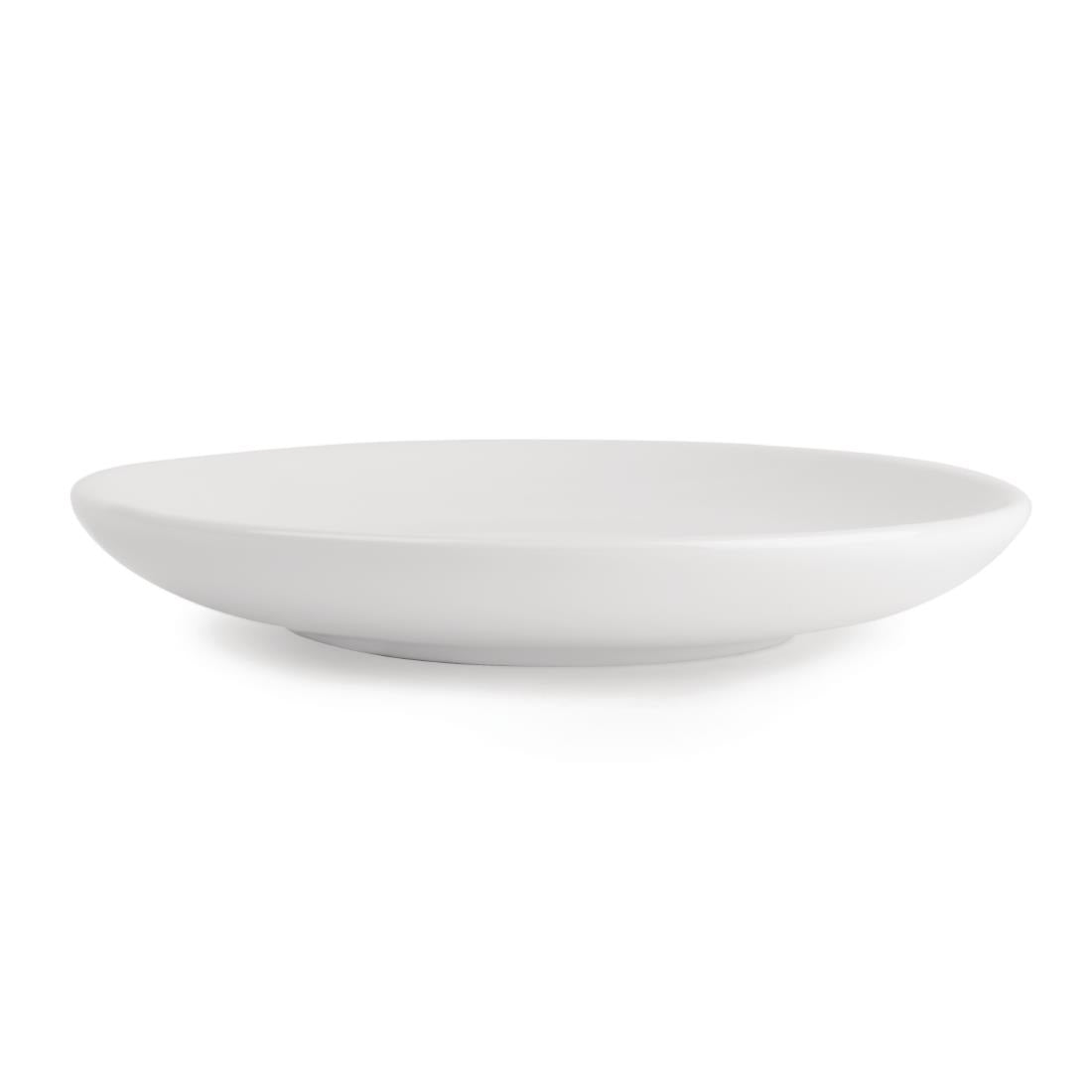 Royal Porcelain Classic White Cappuccino Saucers 150mm (12 pack)