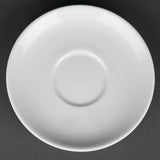 Royal Porcelain Classic White Tea Cup Saucers 150mm (12 pack)