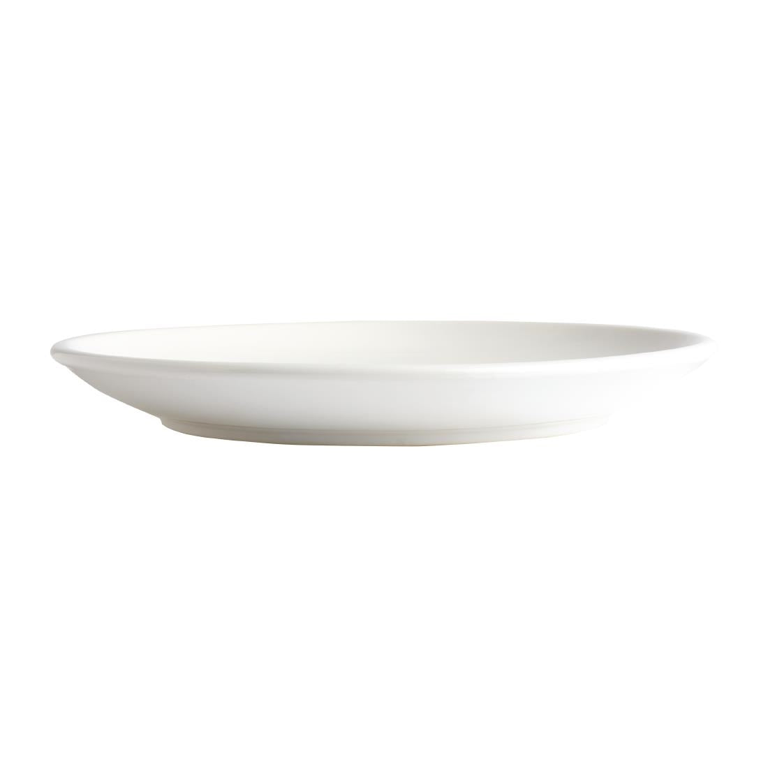 Olympia Cafe Coupe Plates White 205mm 8" (12 Pack)