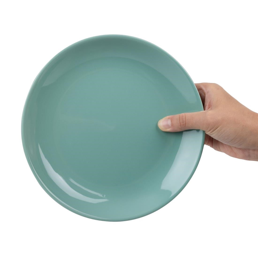 Olympia Cafe Coupe Plates Aqua 205mm (12 Pack)