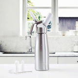 ICO Aluminium Whipped Cream Dispenser Silver 500ml