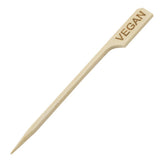 Tablecraft Vegan Bamboo Paddle Marker 3.5" (100 Pack)