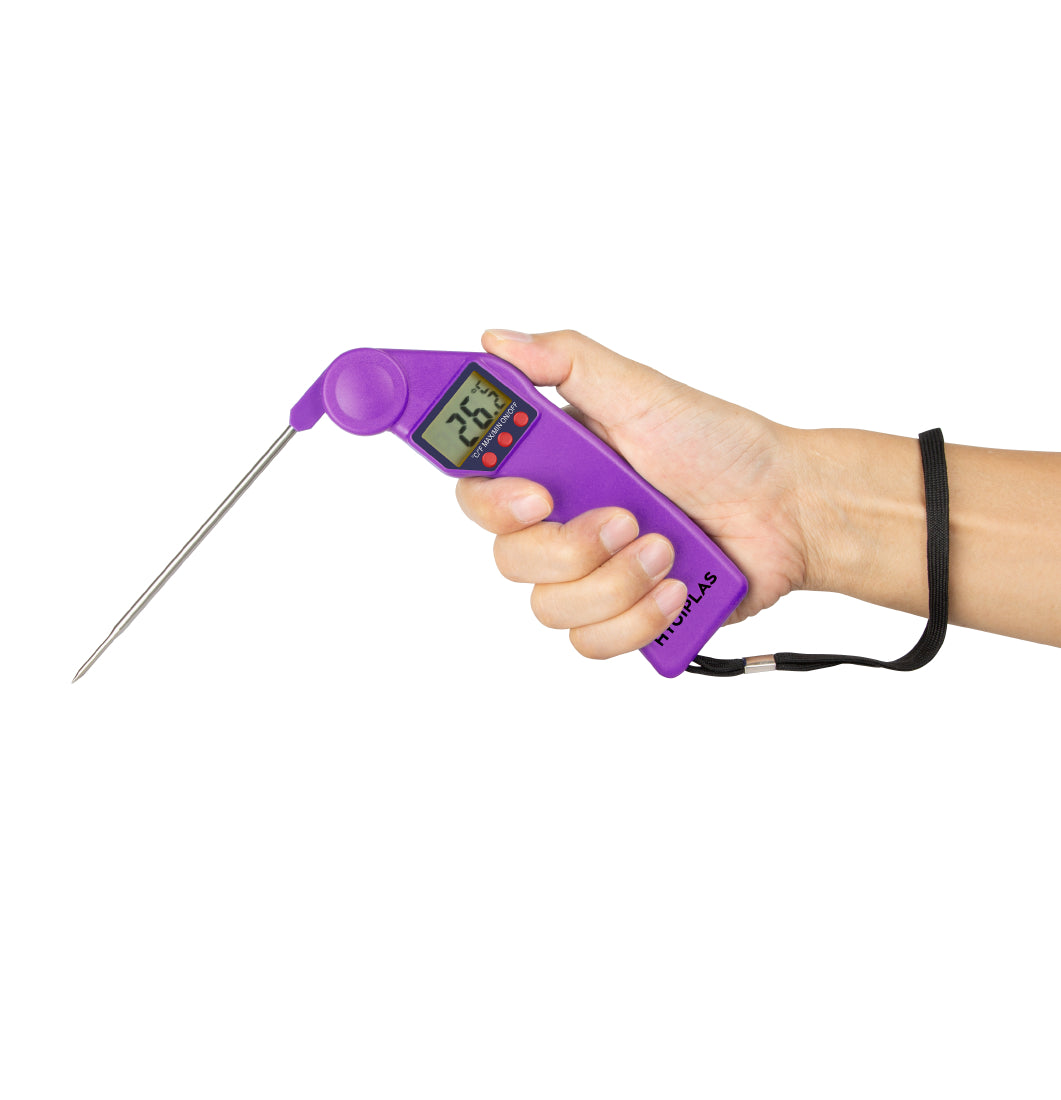 Hygiplas Easytemp Colour Coded Purple Thermometer