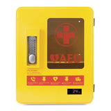 Automated External Defibrillator Alarmed Outdoor Heated Metal Cabinet