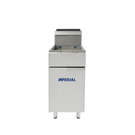 Imperial Single Tank Twin Basket Freestanding LPG Fryer IFS-40-OP