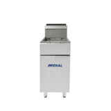 Imperial Single Tank Twin Basket Freestanding Natural Gas Fryer IFS-40-OP