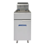 Imperial Single Tank Twin Basket Freestanding LPG Fryer IFS-50-OP