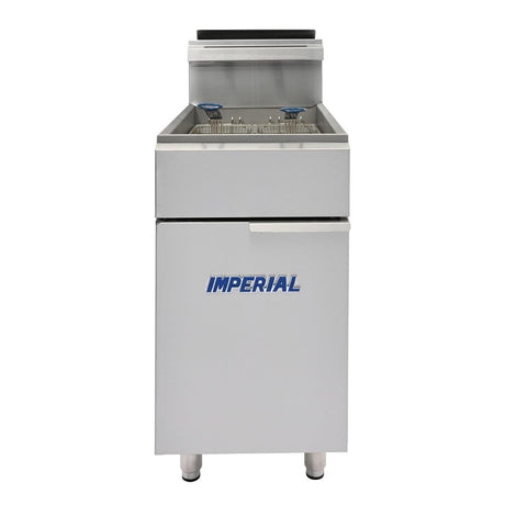 Imperial Single Tank Twin Basket Freestanding LPG Fryer IFS-50-OP