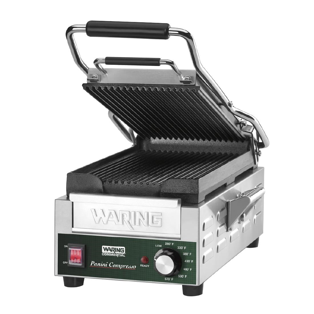 Waring Commercial Slimline Compresso Panini Grill WPG200K